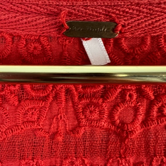 Free People Parisian Nights Eyelet Top, Small - Picture 5 of 6